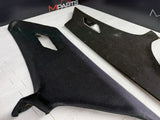 01-06 BMW E46 M3 Coupe Front A B C Pillars Black Original OEM Set *Notes