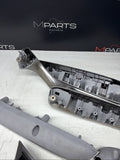 01-06 BMW E46 3 Series M3 Coupe Interior Armrests Trim Set Aluminum *Tab