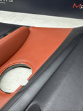 2008-2013 BMW E92 M3 Coupe Left Rear Interior Trim Panel Fox Red Leather OEM