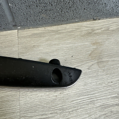 01-06 BMW OEM E46 M3 Brushed Aluminum/Black Vert Trim Armrest Left Driver Rear