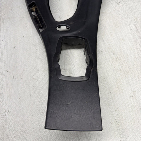 08-13 BMW E90 E92 M3 OEM  Front Center Console Cover Leather DCT *Scratches*