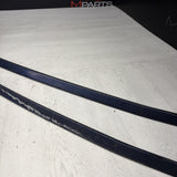 BMW E46 325 330 M3 Roof Rails Moldings Trims Pair Coupe OEM