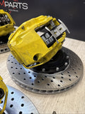 AS IS Set 01-06 BMW E46 M3 BREMBO Big Brake Kit Yellow Calipers Rotors Plug Play