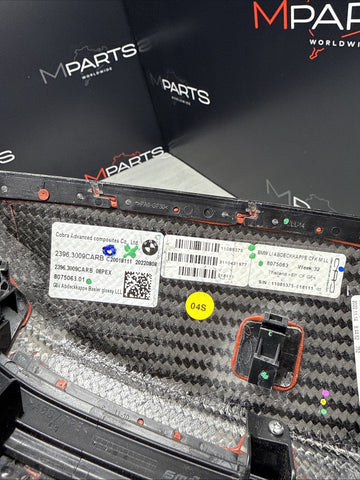 OEM BMW 21-26 G80 G82 G83 M3 M4 Front Side Door Mirror Covers Caps Carbon Fiber