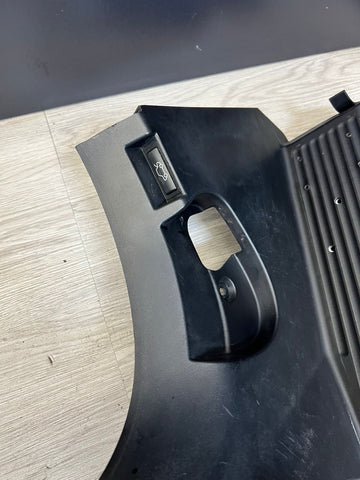 01-06 BMW E46 M3 BLACK DEAD PEDAL KICK PANEL COVER NO PLATE 7902400