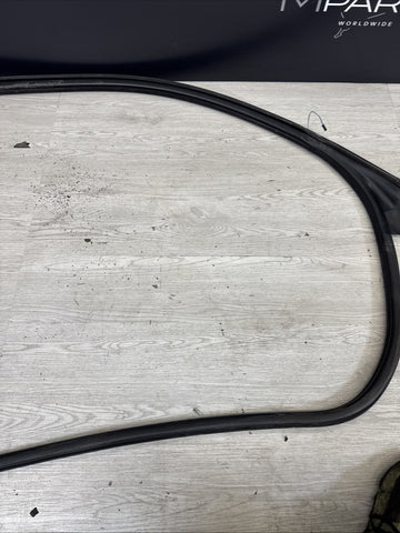 BMW E46 M3 01-06 Right Passenger Side Door Weather Strip Seal Black OEM *Notes*