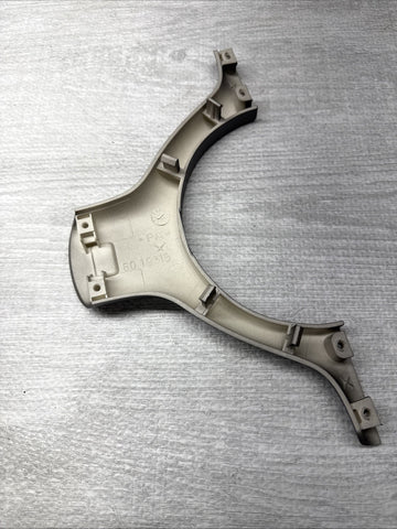 OEM 01-06 BMW E46 M3 Lower Steering Wheel Trim Cover Plate Titan Shadow Grey