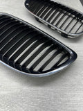 08-13 BMW E90 E92 E93 M3 Front Bumper Kidney Grilles Chrome OEM