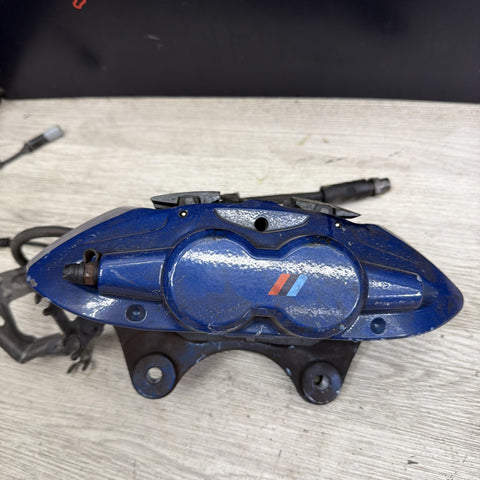 BMW 15-20 F87 M2 F30 F31 F80 F82 F83 M3 M4 Front Left Driver Brake Caliper Blue