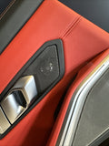 BMW 21-26 G80 M3 Sedan OEM Rear Left Driver Door Card Panel Fiona Red
