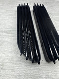 01-06 BMW E46 M3 BLACK Right Left Fender Vents Grilles Grills Trims NO EMBLEMS
