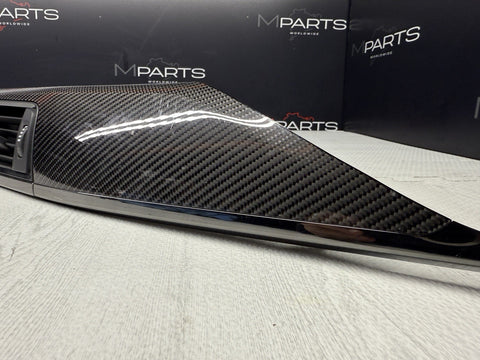 15-20 BMW F80 M3 F82 F83 M4 Carbon Fiber Interior Dash Vent Trim OEM *Broken