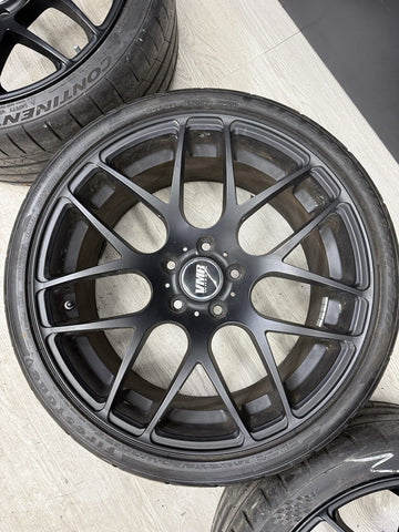 19x8.5/19x9.5 VMR V710 5x120 35/33 Matte Black 19” Wheels Rims Set (4)