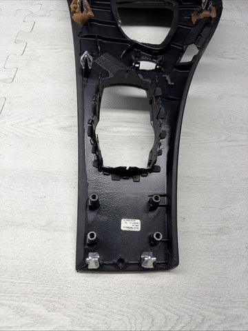 08-13 BMW E90 E92 M3 OEM  Front Center Console Cover Leather DCT *Scratches*