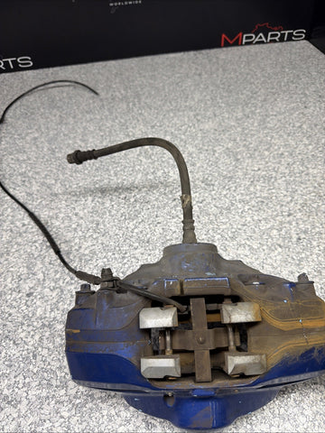 BMW 15-20 F80 F82 F83 M3 M4 Rear Brake Calipers OEM Blue