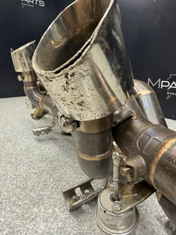 23-25 PORSCHE GT4RS GT4 RS 982 718 REAR MUFFLER SECTION *BENT TIP