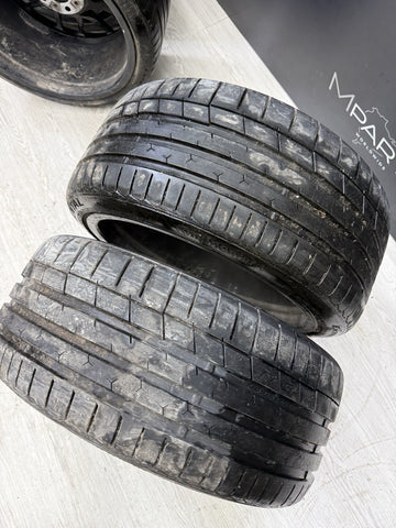 BMW 08-13 E90 E92 E93 M3 19” OEM Competition Wheels Style 359M Black Set + Tires