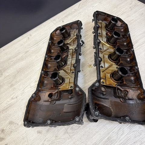 2008-2013 BMW E90 E92 E93 M3 S65 V8 Valve Covers Pair LH RH 7838268 7838267