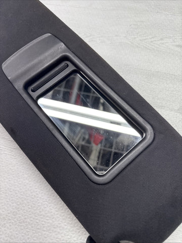 08-13 OEM BMW E92 328 335 M3 Coupe Left Driver Sun Visor Black Felt