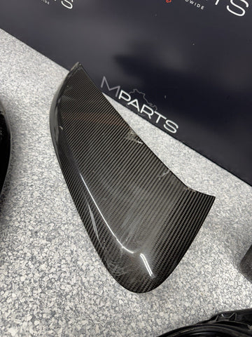 OEM Porsche 718 Cayman 982 GT4RS Weissach Carbon Air Intake Trims Set 982853990