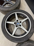 SET OF 4 1000 MIGLIA WHEELS RIMS SQUARE 18x8 ET20 5x120 BMW