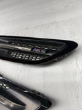2013-2016 BMW F10 M5 SEDAN FRONT FENDER GRILLES GRILLS TURN SIGNAL LIGHTS BLACK