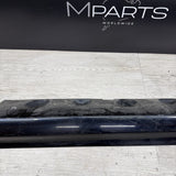 BMW 01-06 E46 M3 Rocker Panel Side Skirt Left Driver Carbon Black 51717890011