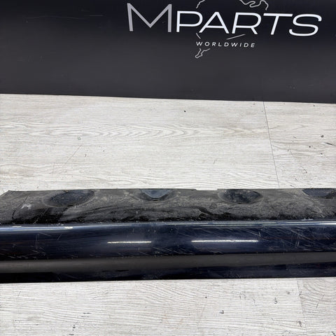 BMW 01-06 E46 M3 Rocker Panel Side Skirt Left Driver Carbon Black 51717890011