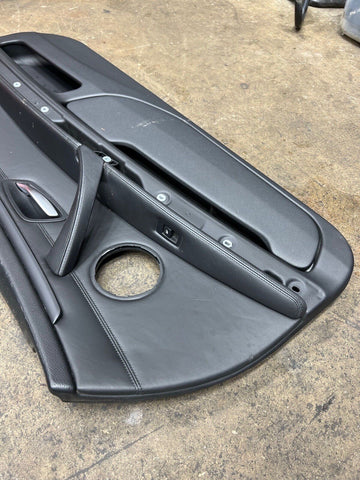 08-13 BMW E92 M3 Original Black Interior Front Right Passenger Door Card Panel