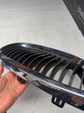 08-13 BMW E90 E92 E93 M3 Front Kidney Grille Right Chrome / Chrome Fins OEM