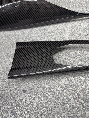 15-20 BMW F80 F82 M3 M4 Carbon Fiber Interior Dash Dashboard Trim Set OEM *Peel