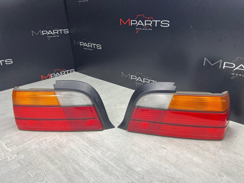 BMW 3 Series E36 2DR Coupe Cabrio 94-99 Rear Amber Tail Lights Lamps Set OEM