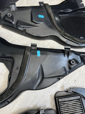 BMW E90 E92 E93 M3 08-13 Front Cabin Micro Filter Housings Covers Set