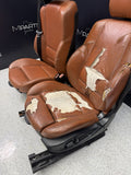 01-06 BMW E46 M3 Convertible Interior Front Heated Seats Cinnamon