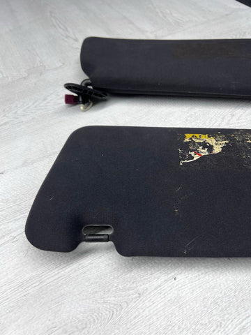 01-06 BMW E46 M3 Left Right Visors Sticker Peeling Off