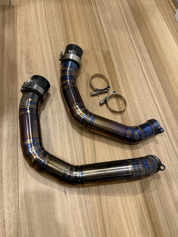 RK TITANIUM BMW 15-20 F80 F82 F83 F87 M2 M3 M4 S55 INTAKE CHARGE PIPES SET