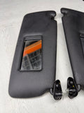 BMW 94-99 E36 M3 Black Sun Visors Sunvisors Pair OEM