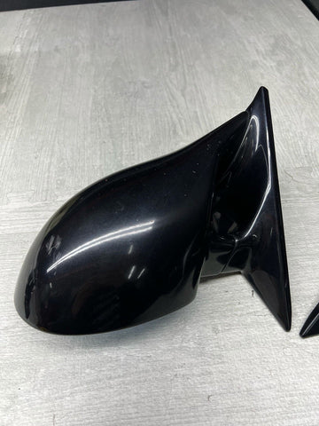 95-99 BMW E36 M3 Coupe Side Mirrors Pair Cosmos Black