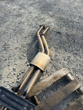 (PICKUP ONLY) 01-06 BMW E46 M3 Full Mid pipe Dual Resonated Section 1 2