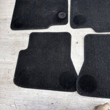 Genuine 01-06 BMW E46 M3 Coupe Carpets Floor Mats Black Front & Rear