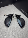 01-06 BMW E46 M3 Side View Door Mirrors Pair Carbon Black *See Pics