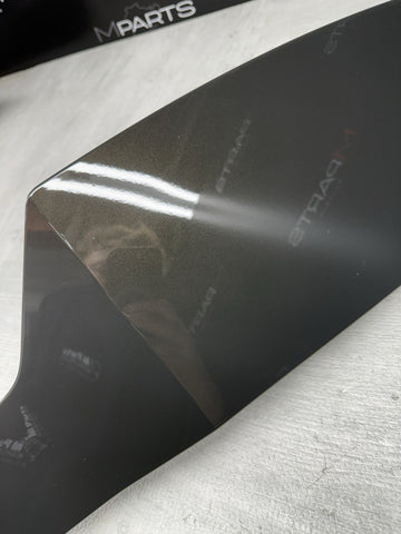 20-25 BMW X6M REAR LIFT GATE PANEL TRIM MOLDING SPOILER OEM DRAVIT GREY