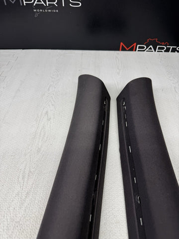 2001-2006 BMW E46 M3 Coupe Front A Pillars Trims Cover Black OEM