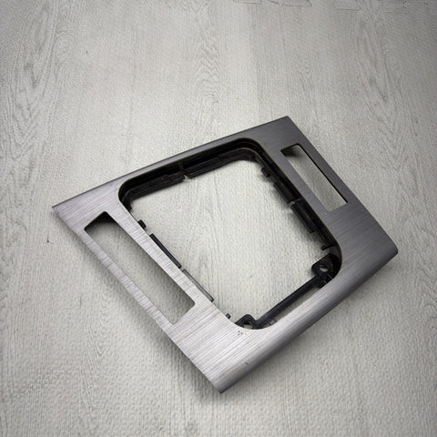 01-06 BMW E46 M3 Convertible Interior Center Shift Shifter Trim Brushed Aluminum