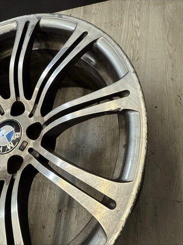 08-13 OEM BMW E90 E92 E93 M3 Rear 19” Wheel Rim Style 220M Silver 19x9.5 ET23