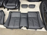06-10 BMW E63 M6 Coupe Seats & Panels Leather Merino Seats Set Black 53k Miles