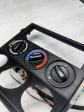 BMW 98-02 Z3 M Z3M Trim Center Console Gauge Climate Controls Black 51162491387