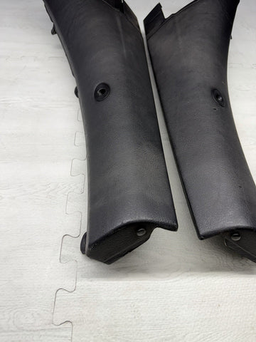 01-06 BMW E46 M3 OEM Convertible Rear Top Lateral Trim Pane Left Right Black