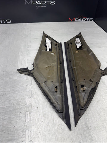 94-99 BMW E36 COUPE 318I 323I 325I M3 REAR LEFT & RIGHT C PILLAR TRIM BLACK