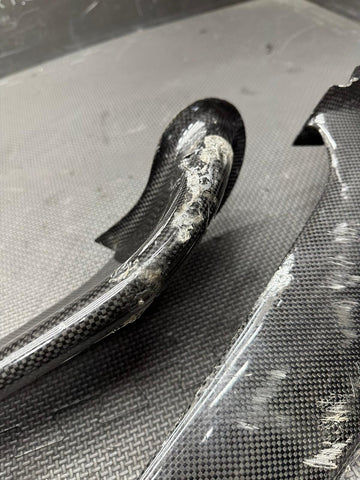 10-15 Ferrari 458 Italia Front Carbon Fiber Splitters *Damage